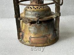 Old Vintage Lr-1 15 CIVIL War Period Signal Railway Train Oil Lantern /lamp