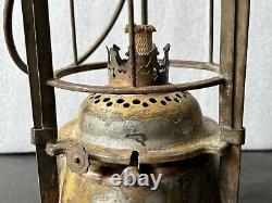 Old Vintage Lr-1 15 CIVIL War Period Signal Railway Train Oil Lantern /lamp