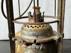 Old Vintage Lr-1 15 CIVIL War Period Signal Railway Train Oil Lantern /lamp