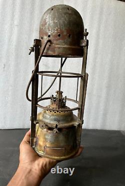 Old Vintage Lr-1 15 CIVIL War Period Signal Railway Train Oil Lantern /lamp