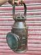 Old Vintage Rustic Iron AS & Co. Railway Kerosene Oil Lantern Lamp Rare