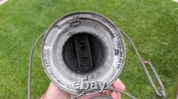 Oregon Short Line Tall Cast Globe Railroad Lantern Very Nice Complete/original