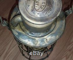 Original Antique 1910 Dietz Vesta Lantern /patented / Cnx Globe 7.5 / 10