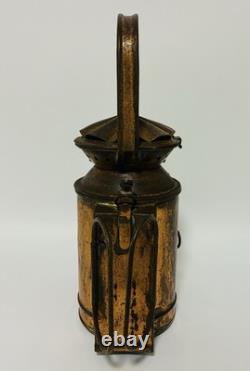 Original Antique SER South Eastern Railway Triple Aspect Signal Lamp Copperised