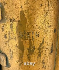 Original Antique SER South Eastern Railway Triple Aspect Signal Lamp Copperised