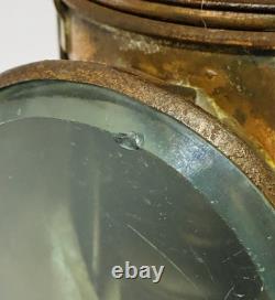 Original Antique SER South Eastern Railway Triple Aspect Signal Lamp Copperised