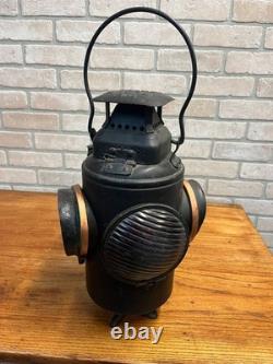 Original New York Central Adlake Non-Sweating Railroad Caboose Lantern 4-Way