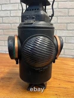 Original New York Central Adlake Non-Sweating Railroad Caboose Lantern 4-Way