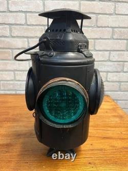 Original New York Central Adlake Non-Sweating Railroad Caboose Lantern 4-Way