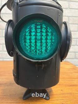 Original New York Central Adlake Non-Sweating Railroad Caboose Lantern 4-Way