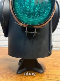 Original New York Central Adlake Non-Sweating Railroad Caboose Lantern 4-Way