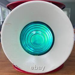 Original Vintage Dressel Railroad Light Arlington NJ Lights Up 12x11x11