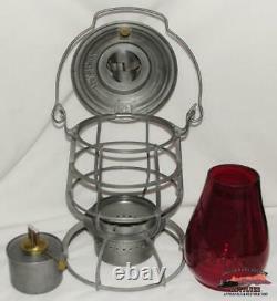 P&RRy- Philadelphia & Reading Railway 1913 Armspear Lantern with6 Red Cast Globe