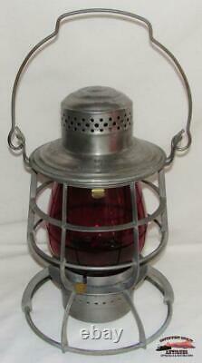 P&RRy- Philadelphia & Reading Railway 1913 Armspear Lantern with6 Red Cast Globe