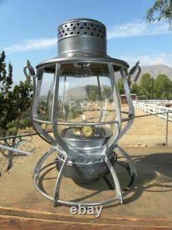 PENNSYLVANIA RAILROAD LANTERN Clear Cast PRR Lantern Globe