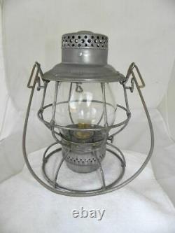 PERE MARQUETTE RAILROAD LANTERN Clear Lantern Globe