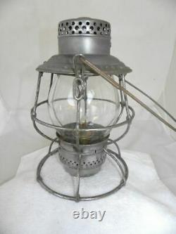 PERE MARQUETTE RAILROAD LANTERN Clear Lantern Globe