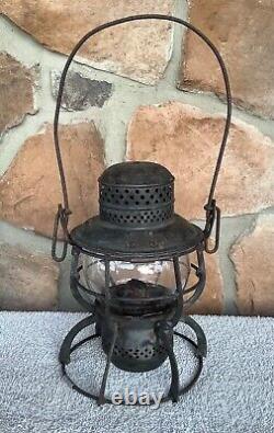 PRR 1925Railroad Lantern withPRR Etched Globe/1925 Brass Burner-fully functional