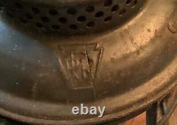 PRR 1925Railroad Lantern withPRR Etched Globe/1925 Brass Burner-fully functional