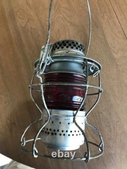 PRR Handlan Pennsylvania Railroad Red Globew Signal Lantern