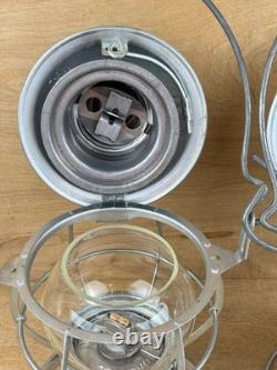 Pair (2) Vintage L & N Railroad Lantern Dressel Arlington NJ Clear Globe NICE