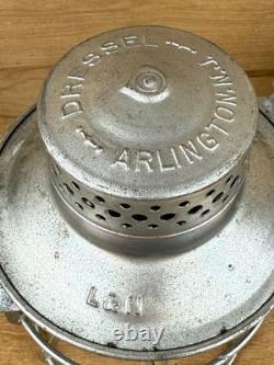 Pair (2) Vintage L & N Railroad Lantern Dressel Arlington NJ Clear Globe NICE