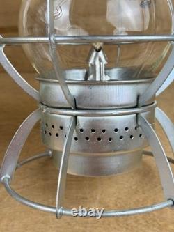 Pair (2) Vintage L & N Railroad Lantern Dressel Arlington NJ Clear Globe NICE