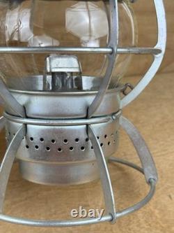 Pair (2) Vintage L & N Railroad Lantern Dressel Arlington NJ Clear Globe NICE