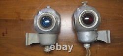 Pair Of Pyle National Railroad Marker Lamps Caboose Lights