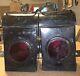 Pair Of Vintage BR 1919 Lamp Railroad Lanterns UNTESTED