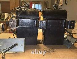 Pair Of Vintage BR 1919 Lamp Railroad Lanterns UNTESTED