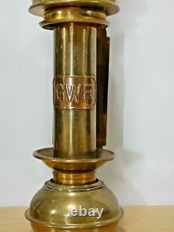 Pair of GWR Brass Candle Lamps Great Western Railway