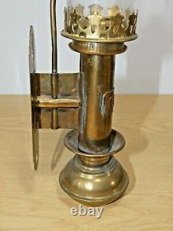 Pair of GWR Brass Candle Lamps Great Western Railway