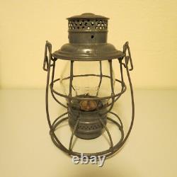 Pennsylvania R. R. Adlake Reliable Railroad Lantern With Clear Cast Prr Globe