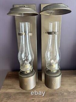 Pennsylvania Railroad Caboose Lantern Oil/Kerosene Set Of 2 MINT