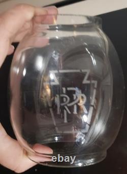 Pennsylvania Railroad Keystone Railroad Lantern with Clear PRR logo Globe
