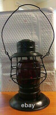 Pennsylvania Railroad Lantern Adams & Westlake Company Pennsylvania Lines 1895