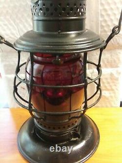 Pennsylvania Railroad Lantern Adams & Westlake Company Pennsylvania Lines 1895