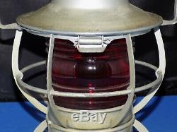 Pennsylvania Railroad Lantern, Dressel, Red Globe Excellent Condition PRR