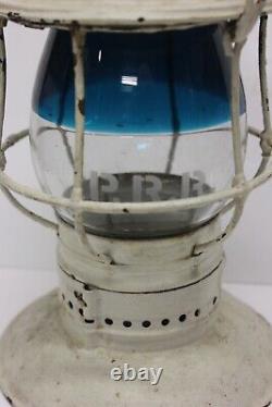 Pennsylvania Railroad Lantern with MACBETH No. 220 Pearl Globe REDUCED