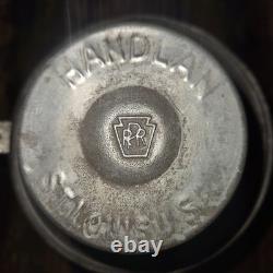 Pennsylvania Railroad PRR Handlan Tall Lantern Red Globe Cast Keystone