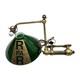 Pennsylvania Railroad Station Lamp Brass Swivel With Cone Shade