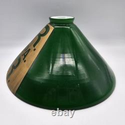 Pennsylvania Railroad Station Lamp Brass Swivel With Cone Shade