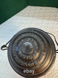 Pennsylvania Railroad Tall Etched Corning Amber Globe