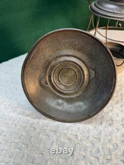 Pennsylvania Railroad Tall Etched Corning Amber Globe