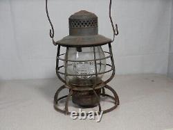 Pennsylvania Reading Railroad Lantern with B&O Railroad Safety First Globe