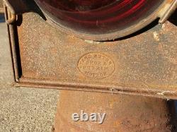 Peter Grey B&M Boston Maine Railroad Main Line Switch Lamp Lantern Signal Early