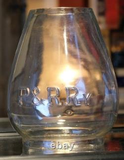 Philadelphia & Reading Railroad Armspear Lantern and Clear Cast Globe LOCO