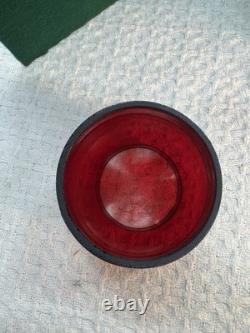 Philly & Reading Rail Way Red Cast Tall Globe