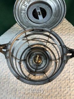 Philly & Reading Rail Way Red Cast Tall Globe